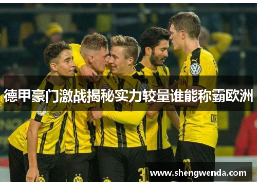 德甲豪门激战揭秘实力较量谁能称霸欧洲 德甲豪门激战揭秘实力较量谁能称霸欧洲